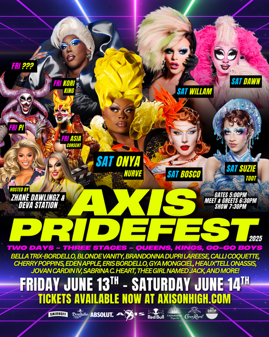 06/14+15 AXIS PRIDE FEST WEEKEND PASSES
